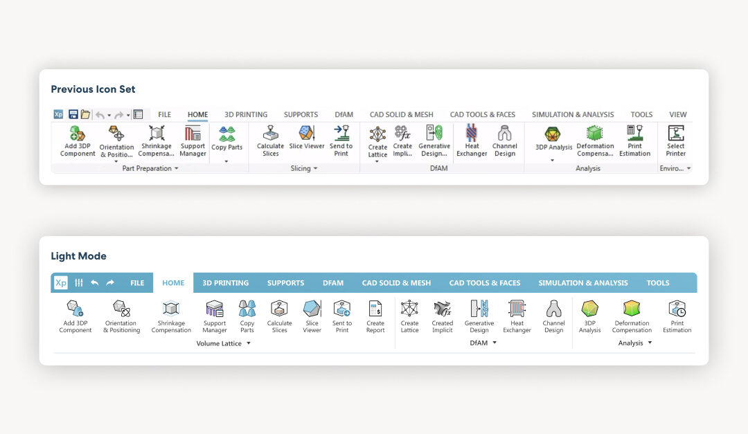 3DXpert icon redesign project